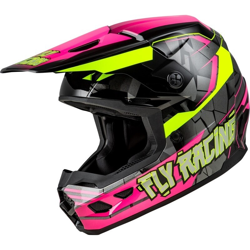 Casque enfant FLY RACING Kinetic Scorched Rose
