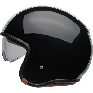 Casque BELL TX501 - Rally Blanc Noir brillant