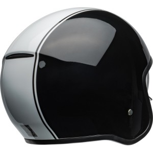 Casque BELL TX501 - Rally Blanc Noir brillant