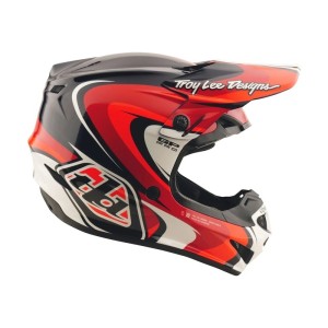 Casque enfant TROY LEE DESIGN GP Pro Crossover Noir Rouge