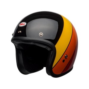 Casque BELL Custum 500 Riff Noir Jaune Orange