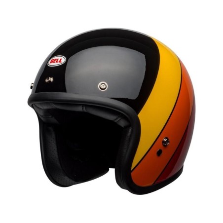 Casque BELL Custum 500 Riff Noir Jaune Orange