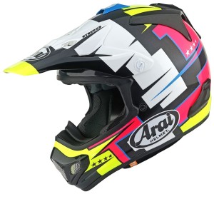 Casque ARAI MX-V Evo Battle Jaune