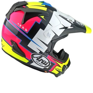 Casque ARAI MX-V Evo Battle Jaune