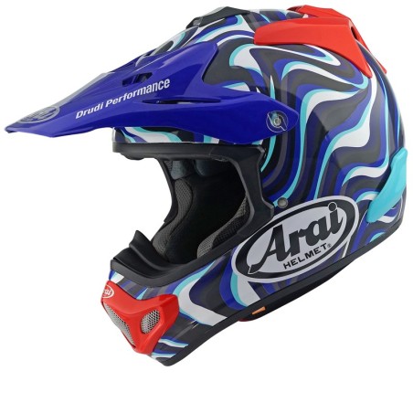 Casque ARAI MX-V Evo Stream Bleu