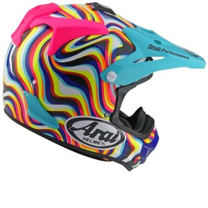 Casque ARAI MX-V Evo Stream Rose