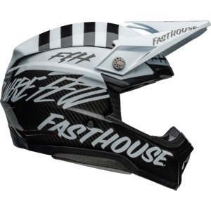 Casque BELL Moto-10 Spherical Fasthouse Mod Squad Blanc Noir