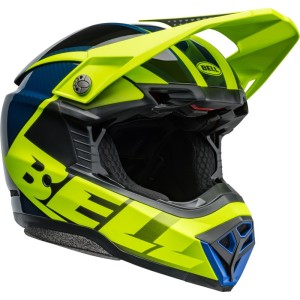 Casque BELL Moto-10 Spherical Sliced Retina Bleu