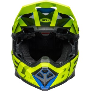 Casque BELL Moto-10 Spherical Sliced Retina Bleu