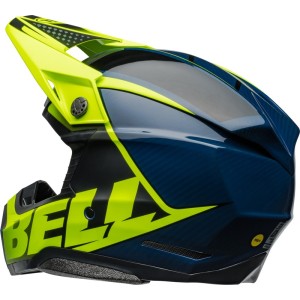 Casque BELL Moto-10 Spherical Sliced Retina Bleu