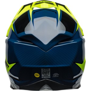 Casque BELL Moto-10 Spherical Sliced Retina Bleu