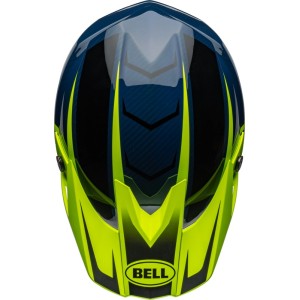Casque BELL Moto-10 Spherical Sliced Retina Bleu