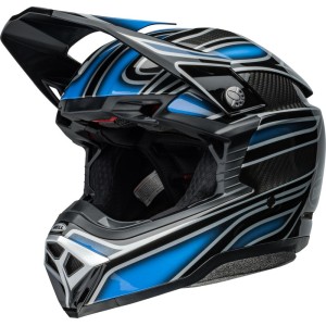 Casque BELL Moto-10 Spherical Webb Marmont Bleu
