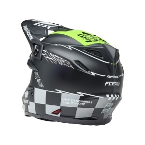 Casque BELL Moto-9S Flex Fasthouse Smoke Bomb Noir mat