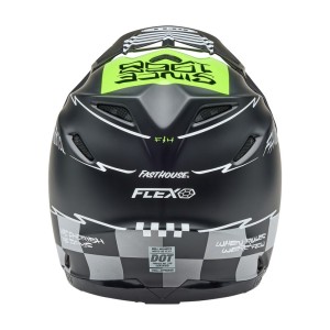 Casque BELL Moto-9S Flex Fasthouse Smoke Bomb Noir mat