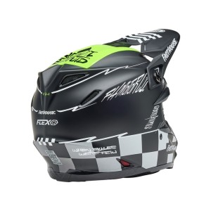 Casque BELL Moto-9S Flex Fasthouse Smoke Bomb Noir mat