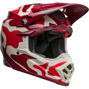 Casque BELL Moto-9S Flex Ferrandis Mechant Rouge