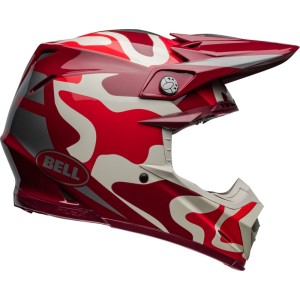Casque BELL Moto-9S Flex Ferrandis Mechant Rouge