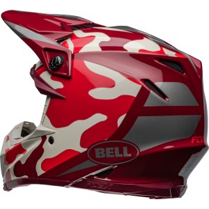Casque BELL Moto-9S Flex Ferrandis Mechant Rouge