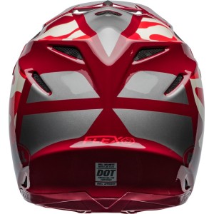 Casque BELL Moto-9S Flex Ferrandis Mechant Rouge
