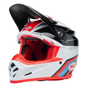 Casque BELL Moto-9S Flex Merchant Rouge