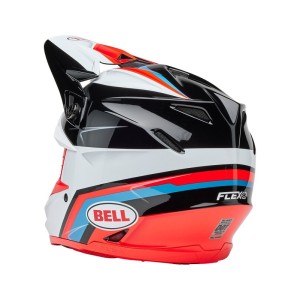Casque BELL Moto-9S Flex Merchant Rouge