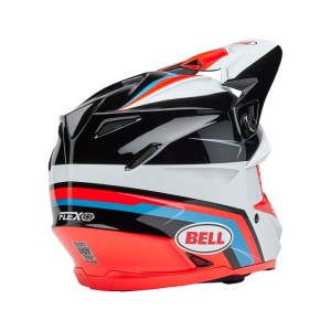 Casque BELL Moto-9S Flex Merchant Rouge
