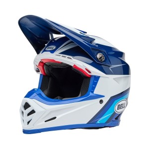Casque BELL Moto-9S Flex Merchant Bleu