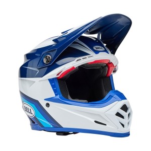 Casque BELL Moto-9S Flex Merchant Bleu