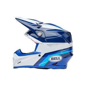 Casque BELL Moto-9S Flex Merchant Bleu