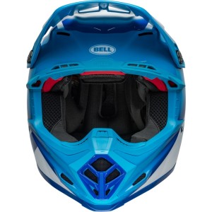 Casque BELL Moto-9S Flex Rail Bleu Blanc