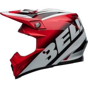Casque BELL Moto-9S Flex Rail Rouge Blanc