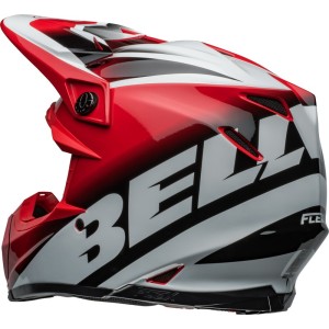 Casque BELL Moto-9S Flex Rail Rouge Blanc