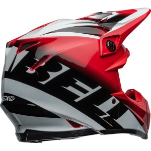 Casque BELL Moto-9S Flex Rail Rouge Blanc