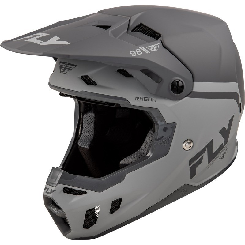 Casque FLY RACING formula CC Objective Noir Gris Casque FLY RACING formula CC Objective Noir Gris
