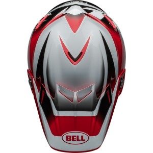 Casque BELL Moto-9S Flex Rail Rouge Blanc