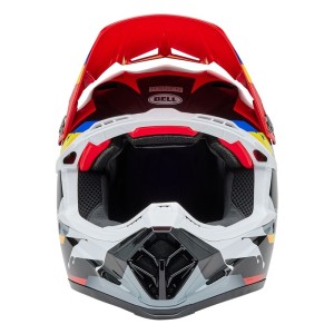 Casque BELL Moto-9S Flex Renen Nova Noir Rouge