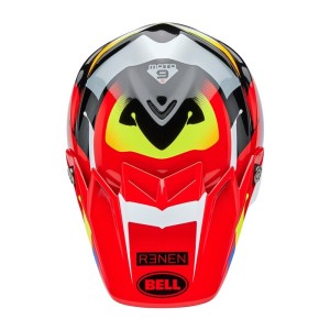 Casque BELL Moto-9S Flex Renen Nova Noir Rouge