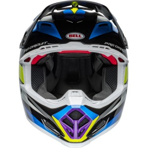 Casque BELL Moto-9S Flex Pro Circuit 24 Noir Bleu