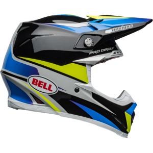Casque BELL Moto-9S Flex Pro Circuit 24 Noir Bleu