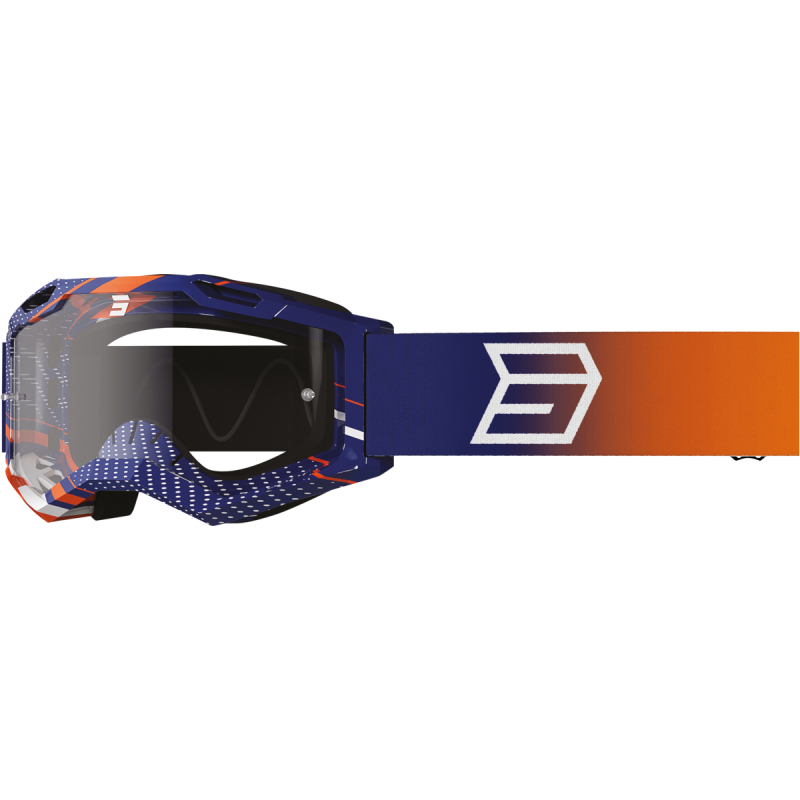 Masque cross enfant Shot 2024 Rocket 2.0 Drop - Orange Glossy