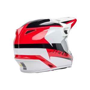 Casque BELL MX-9 Mips Rift Rouge