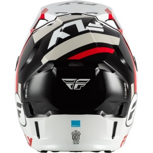 Casque FLY RACING formula CP Seal Blanc Noir Rouge