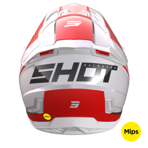 Casque cross Shot 2023 Core Comp - Rouge Pearly