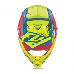 Casque FLY RACING F2 Carbon Mips Retrospec Rouge