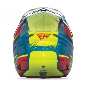Casque FLY RACING F2 Carbon Mips Retrospec Rouge