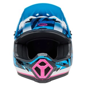 Casque BELL MX-9 Mips Breakdance Bleu Rose