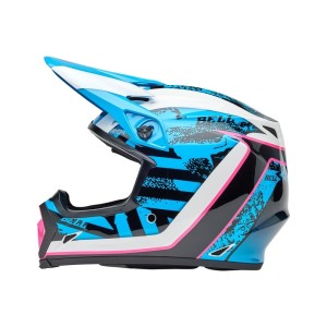 Casque BELL MX-9 Mips Breakdance Bleu Rose