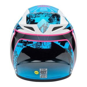 Casque BELL MX-9 Mips Breakdance Bleu Rose