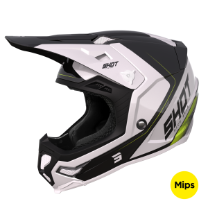Casque cross Shot 2023 Core Fast - Noir Pearly